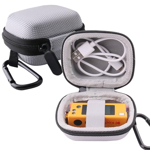 WERJIA ���[�P�[�X�ƌ݊����̂��� KODAK CHARMERA �L�[�`�F�[�� �f�W�^���J�������s���[ �Ή� �ϏՌ� �h�� �h�o ���[�J�o�[�C�J���r�i�t�� (�O���[)
