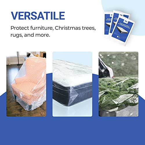 Tru Lite Mattress Storage Bag - Mattress Bag For Moving - Heavy Duty Extra Thick 4 Mil Plastic - Fits Standard, Extra Long, Pillow Top Sizes - King / California King Size #TOP6