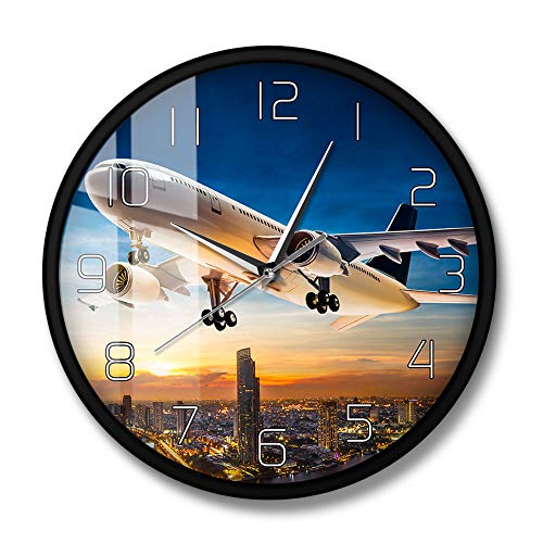 Reloj de pared analógico moderno The Geeky Days 12 pulgadas miniatura 1