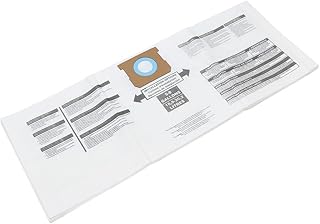 SHUATI Vacuum Cleaner Accessories 5 Pack Paper Replacement White Replace Part Professional Filter Bag for Shop Vac 5-8 Gallon Bags Home