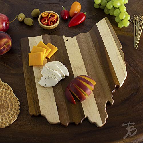Totally-Bamboo-Rock-Branch-Series-Shiplap-Ohio-State-Shaped-Wood-Serving-and-Cutting-Board-Great-for-Wall-Art-13-x-11-12-x-58 Totally Bamboo Rock Branch Series Shiplap Ohio State Shaped Wood Serving and Cutting Board Great for Wall Art 13 x 11 12 x 58