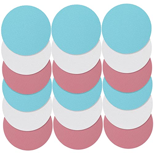 IWOWHERO 18Pcs Slip Shower Decals Bathroom Non Slip Stickers Adhesive Safety Strips for Bathtub and Kitchen Tiles Multi
