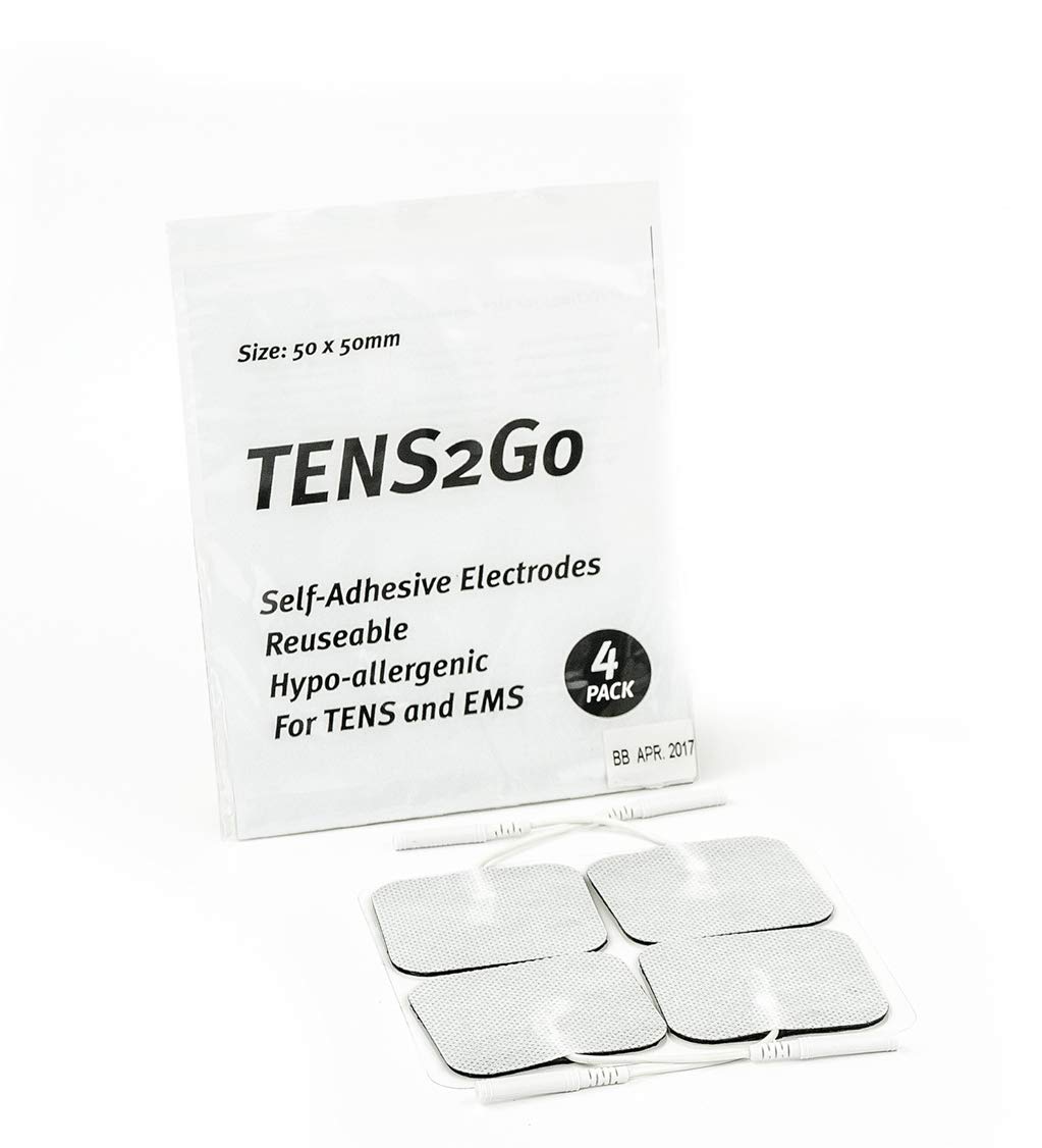 8 x TENS Electrodes Replacement Pads (2 Packs of 4), Back, Shoulder