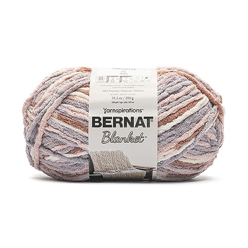 Image of Bernat Blanket BB Petal Yarn - 2 Pack of 10.5oz /300g - Polyester - #6 Super Bulky - 220 Yards - Knitting & Crochet