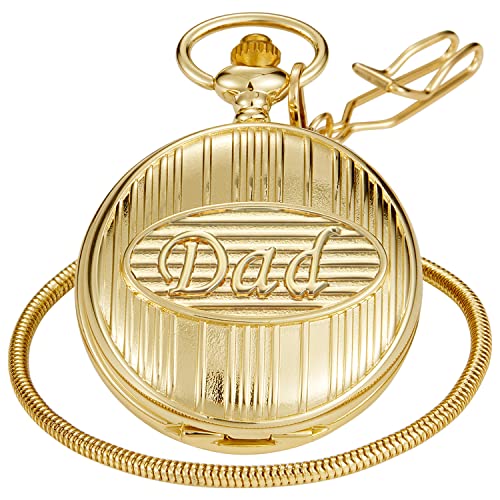 Realpoo Engraved Pocket Watch