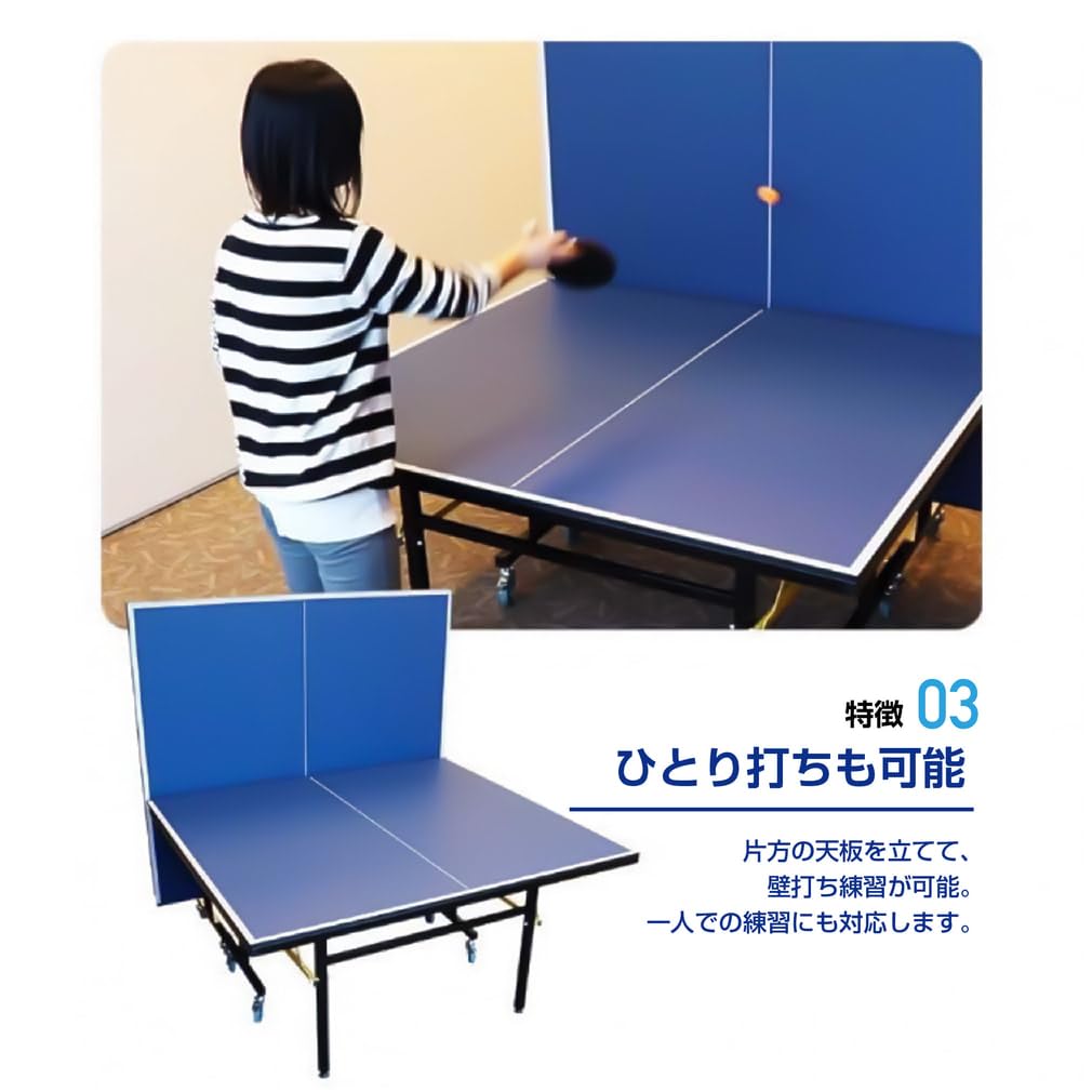 Amazon | TIGORA(ティゴラ) 卓球台 国際規格サイズ セパレート式(移動 