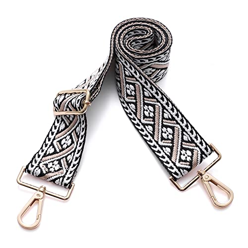 Image of S-Jacorry Purse Strap Replacement Crossbody Wide Shoulder Strap Adjustable Canvas Straps Handbag Strap Replacement Belts