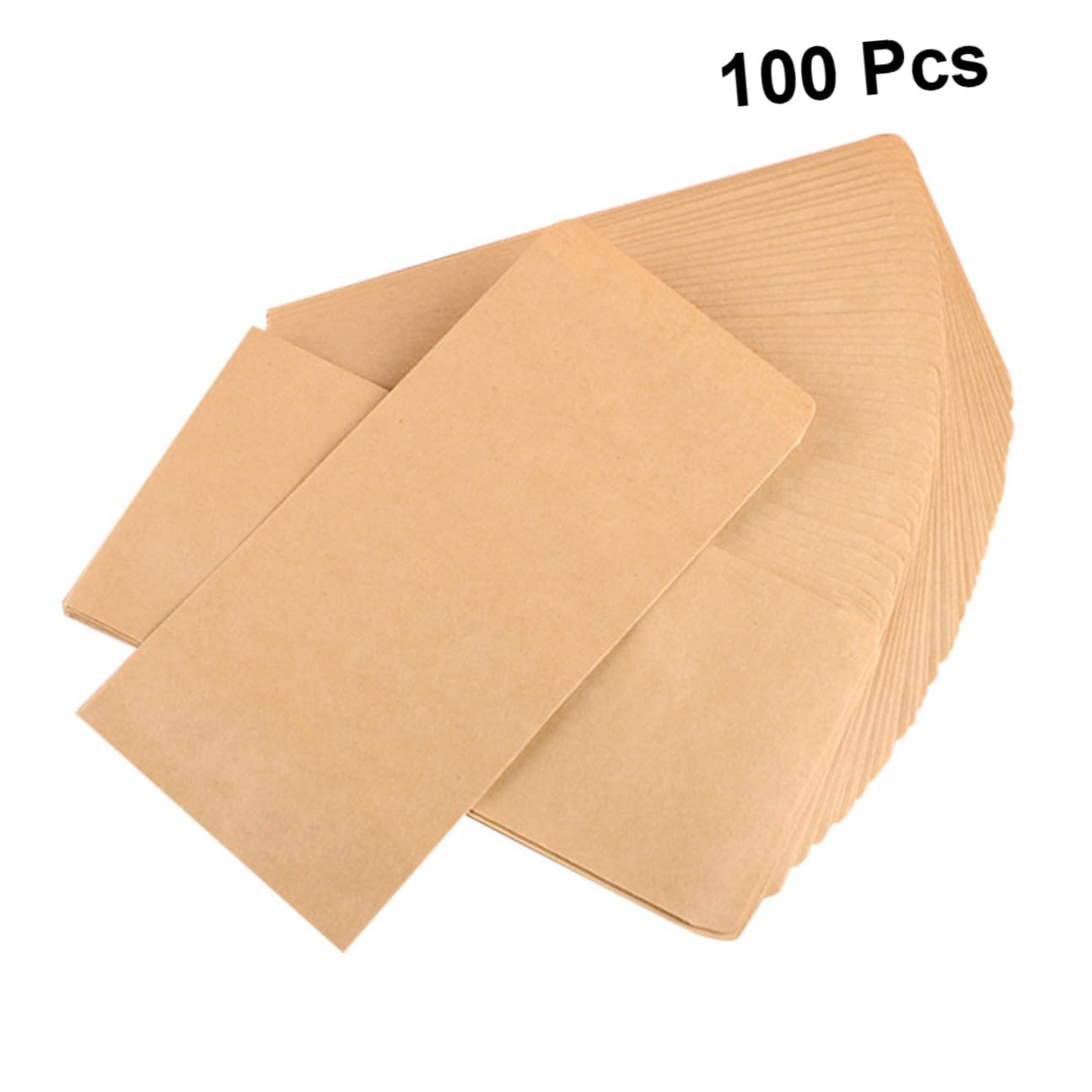 200 Pezzi 100 Buste di Carta Kraft Gialle 17,5X11 CM Spesse Buste Classiche per Ufficio e Scuola per Cartoline e Inviti Confezione da 100 Pezzi per Eventi e Corrispondenza