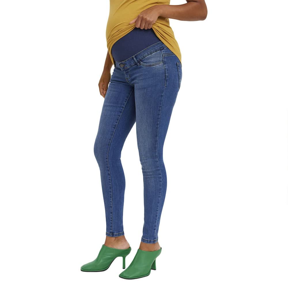 Mamalicious Vmmtanya S Piping Jeans Vi349 GA Noos - Jeans - Jeans - Femme