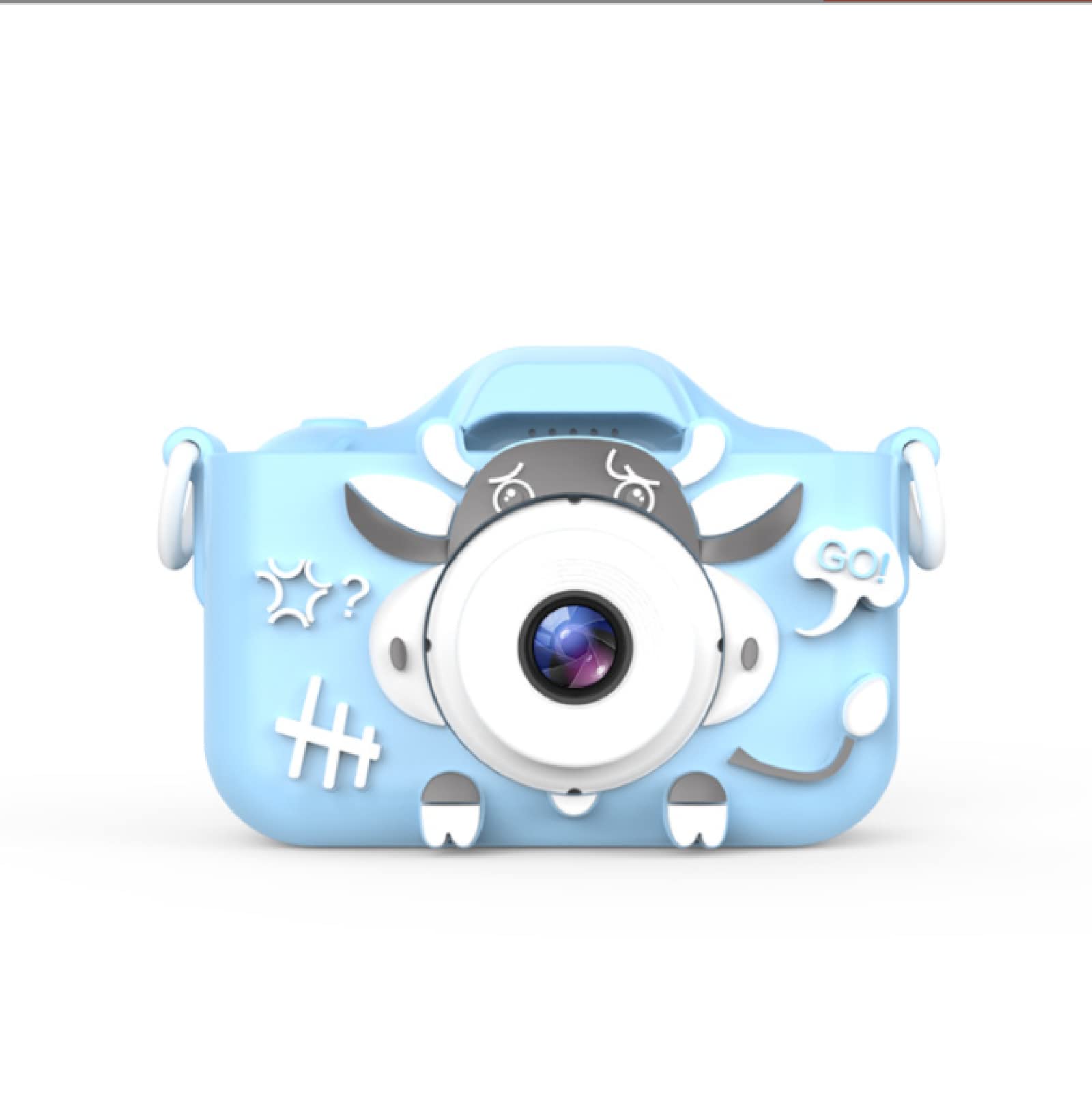 Children's camera Niuniu WiFi children's digital camera head 2000W double camera cartoon toy camera Bullbluedoubleshot