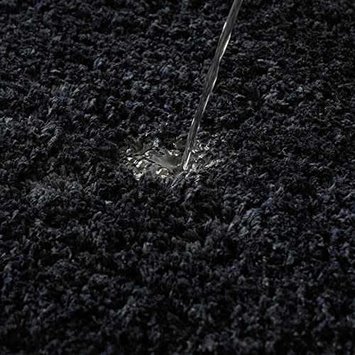 MIULEE Bath Mat Non Slip Absorbent Bathroom Soft luxurious Shower Small Mat Doormat Inside Rugs Kitchen Rugs Carpet Mat Washable for Bathroom Bedroom Kitchen Entrance 70x120 cm Blue - Image 4