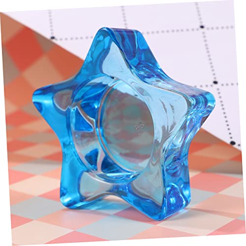 Cabilock 2 Pcs candlesticks glass candlestick cup crafts decorations Desktop Ornaments Candle Holder Candle Holders wedding centerpieces for tables romantic candlestick simple