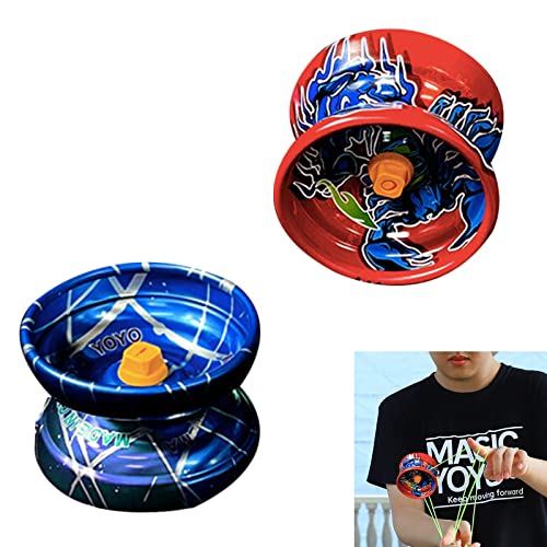 Kiuiom Profesional Yoyo, Metal, 2 unidades