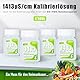 1413 μS/cm Kalibrierungslösung, 4 x 50 ml TDS EC Salzgehalt Tester Kalibrierungslösung für TDS Meter EC Meter, Kalibrierung der Genauigkeit und Präzision von chemischen Überwachungsinstrumenten