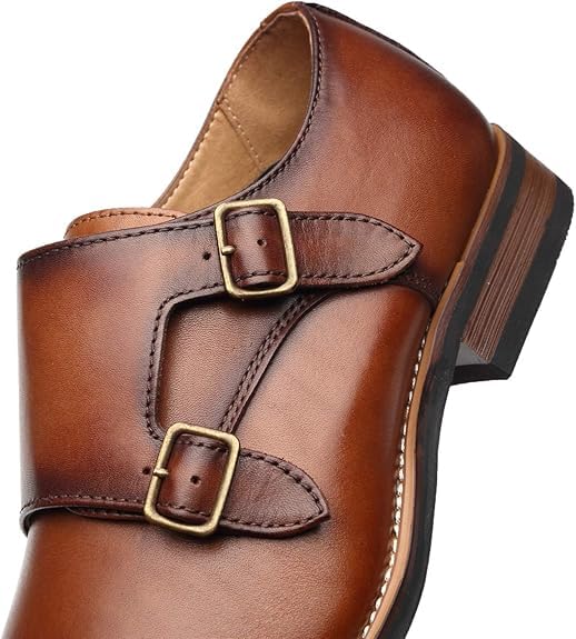 Men's Classic Oxford Dress Shoes, Leather, Multiple Styles, Genuine Leather Luxury Formal Business Suit Shoes with Blake Rapid Stitch3