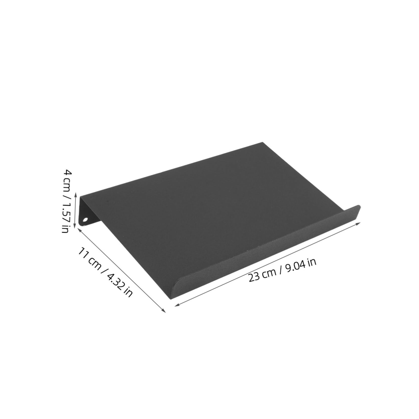 ULTECHNOVO Organizador de Cajones para Especias Negro, 1 Juego, Aluminio