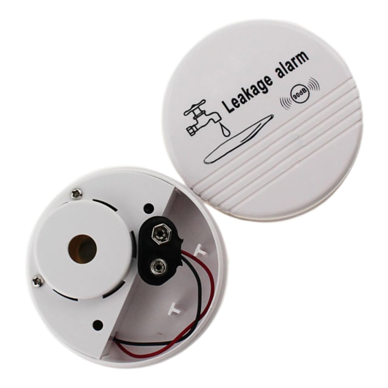 Angoily 4 Pièces Cool Alarme de capteur d'inondation minuterie d'eau piscines Compteur d'eau évier Cuisine éviers de Cuisine Kitchen Sink Alerte Fuite et Alarme capteur d'eau Abdos