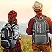 ZOMAKE Lightweight Packable Backpack, 35L Light Foldable Hiking Backpacks Water Resistant Collapsible Daypack for Travel(Black)