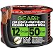 12AWG Speaker Wire, GearIT Pro Series 12 AWG Gauge Speaker Wire Cable (50 Feet / 15.24 Meters) Great Use for Home Theater Speakers and Car Speakers Black