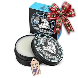 Bossman Relaxing Beard Balm for Men (Magic Scent) – Tames, Relaxes, Thickens & Softens for Ultimate Beard Care – Made in USA