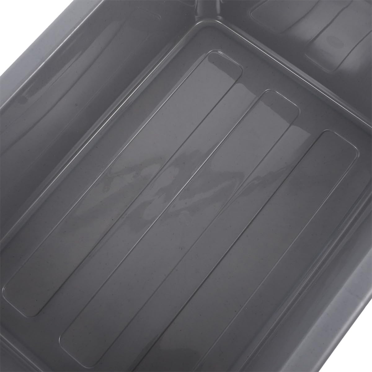 Vaschette e Conservazione Refrigerata in Pp con Manico 2 Pezzi Rettangolari per Lavaggio Piatti Multiuso per Cucina, Dispensa e Congelatore