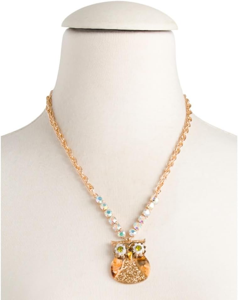 Betsey Johnson Owl Pendant Necklace