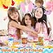 Spetsbst Tier Haarreif mit Ohren 12 Stück Cartoon Animals Ohren Stirnbänder Set Tiger Giraffe Hasen Katze Kostüm Zubehör Kopfbedeckung für Erwachsene Kinder Party Karneval Geburtstag