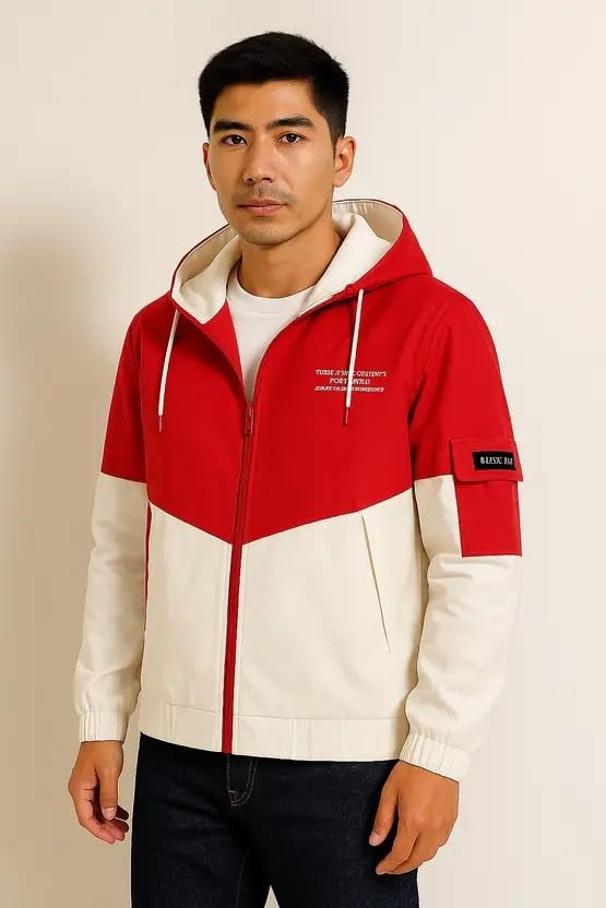 Image of Men's Winter Puffer Jacket | Hooded, Padded Bomber Jacket for Men | Standard Length, Full Sleeve, Warm & Stylish Winter Wear