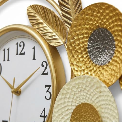 Image of Lucario Luxury Look Deer Round Wall Hanging Double Sided 2 Faces Retro Station Wall Clock (LK-07)