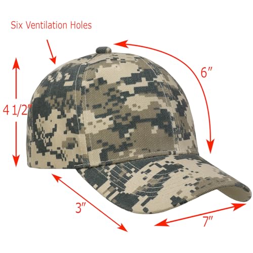 Image of Falari Wholesale Bulk Lot 12-Pack Baseball Cap Adjustable Size Plain Blank Solid Color