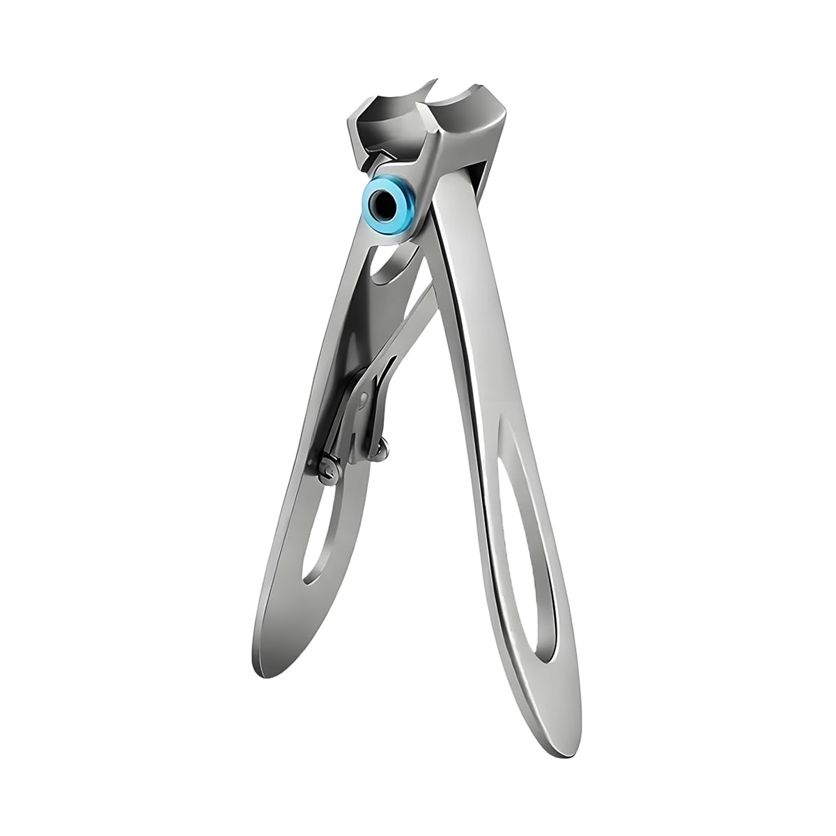 ZIBUYU® Stainless Steel Nail Clipper, Wide-Jaw Thickened Nail Cutter for Thick Nails, Fingernails & Toenails, Spring Loaded Lever Design, Precision Nail Trimmer Nail Grooming Tool-image-15
