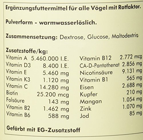 Quiko Intensive Red 500g - Aanvullend voeder voor siervogels met roodfactor - Afbeelding 6