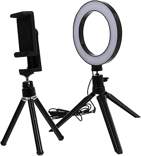 UKCOCO 1 Set Beauty Fill Light Bracket Makeup Lights LED Vanity Lights Stream Lights Live Streaming Fill Light Full Color LED Photographic Fill Lamp Phone Filling Light Stand LED Lights