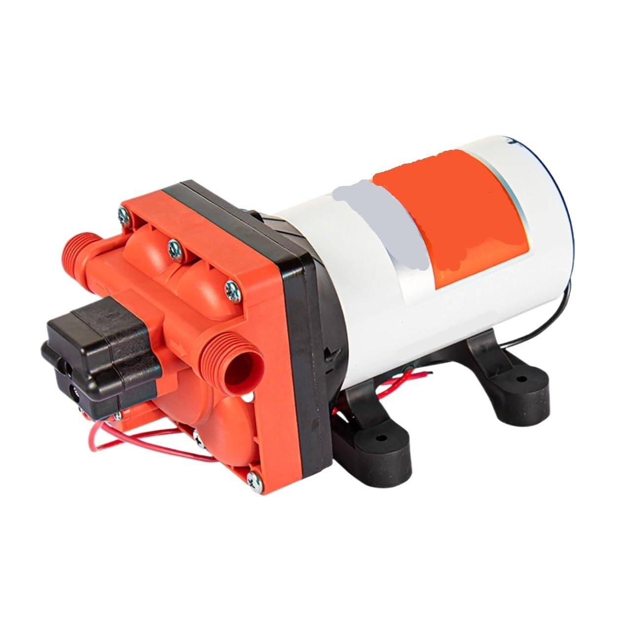 42 Series 12V 24V Diaphragm Water Pump, 55 PSI High Pressure Self‑Priming 11.3 L/min Fresh Water Pump(12VDC)