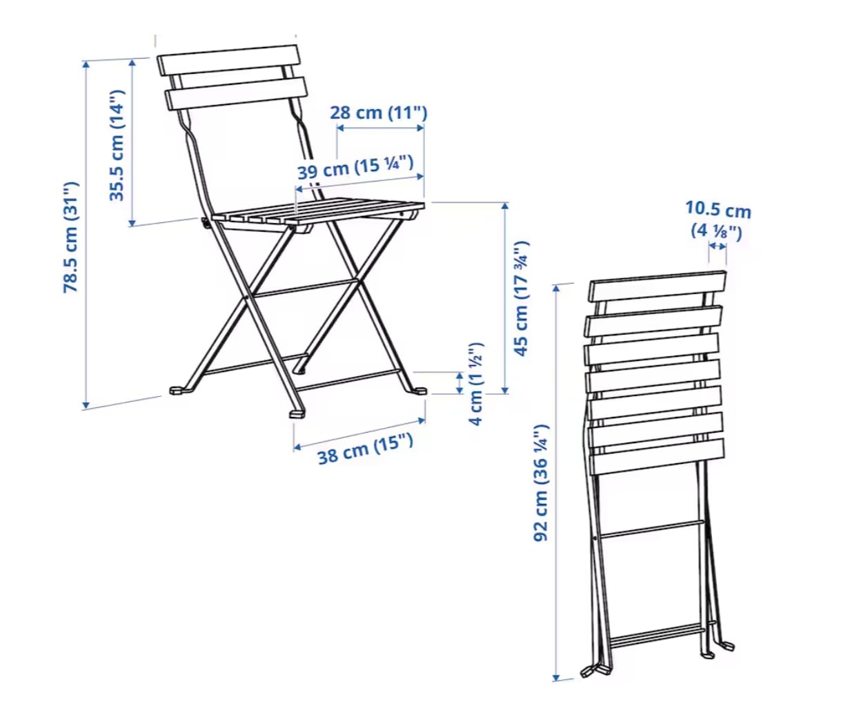 IKEA TARNO 折りたたみチェア