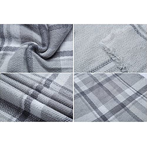 Neal Link Women's Plaid Scarf Blanket Wrap Oversized Chunky Scarves Tartan Shawls #TOP2