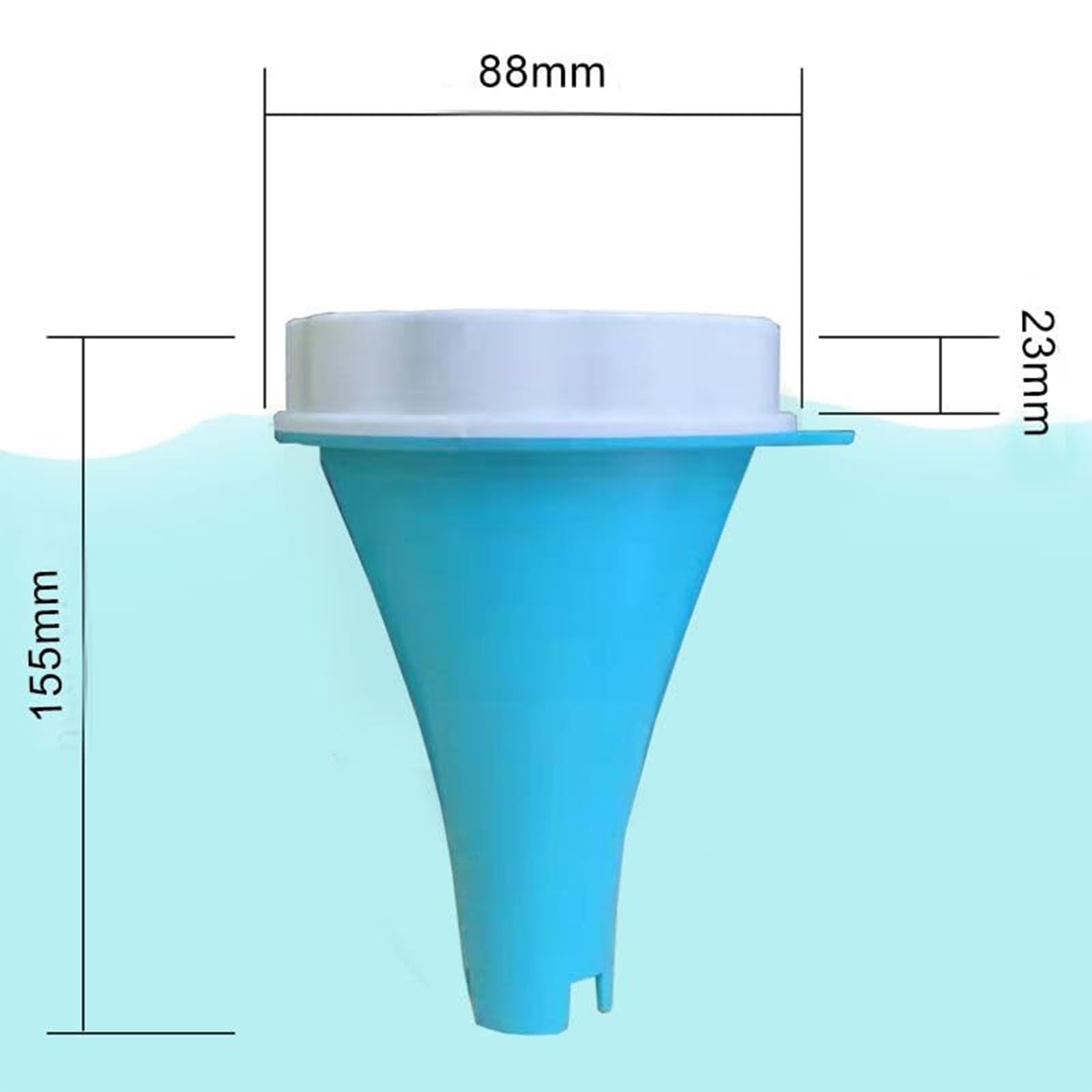 Monitor Intelligente per La qualità dell'Acqua della Piscina, 6 Funzioni in 1, Blue-Tooth, con Controllo Tramite App, Display LCD, PH/ORP/EC/CL/Salto/Temperatura, Design Impermeabile