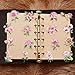 Transparent Pink Flower Stickers for Scrapbooking PET Nature Plant Floral Vintage Craft Colorful Small Flower for Journaling Scrapbooking Clear Flower Decals (Pink)