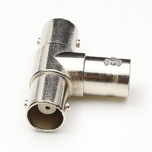 BNC Splitter adaptador coaxial 2 vías hembra miniatura 2