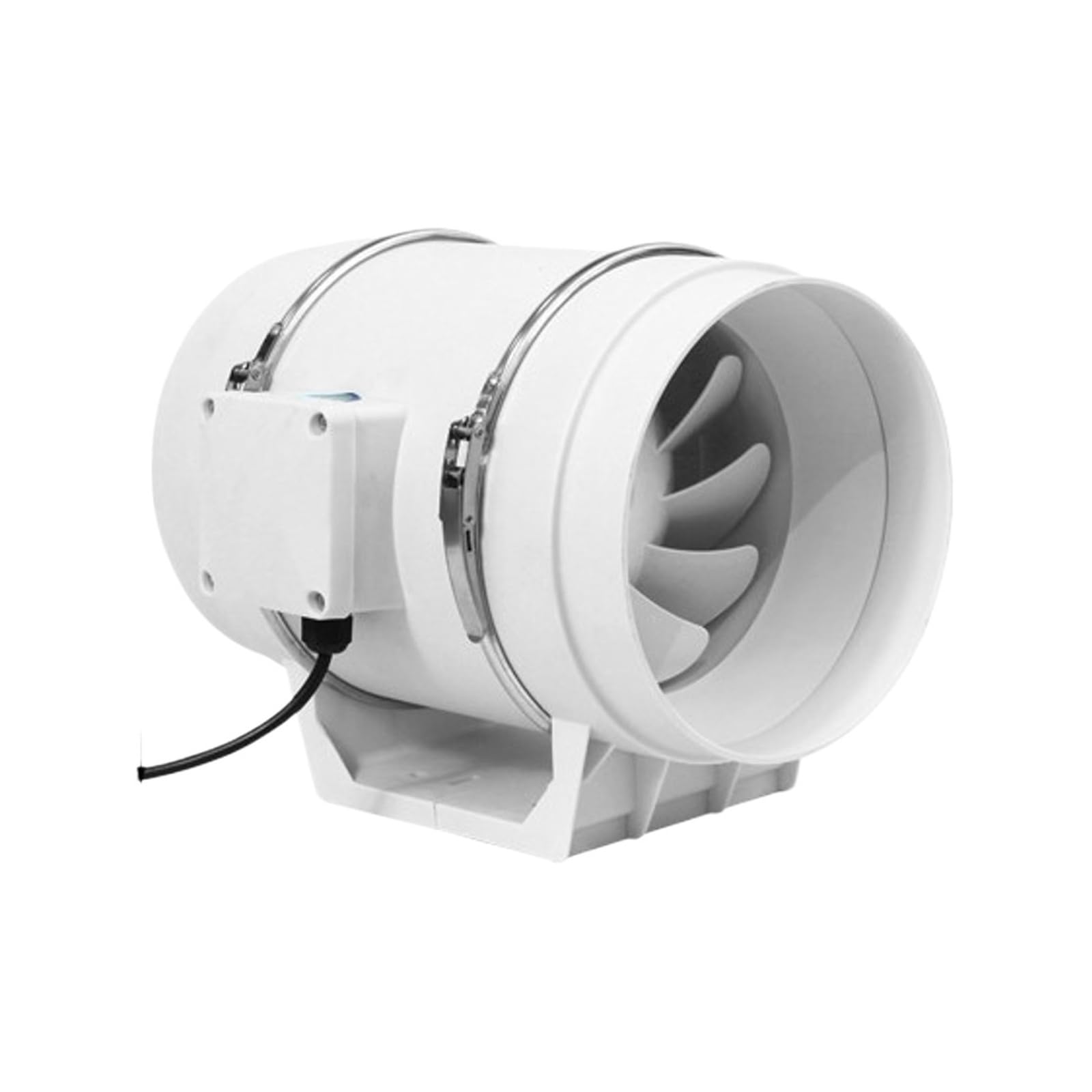Extractor de aire silencioso de 200mm y 8 pulgadas con mando a distancia para flujo diagonal