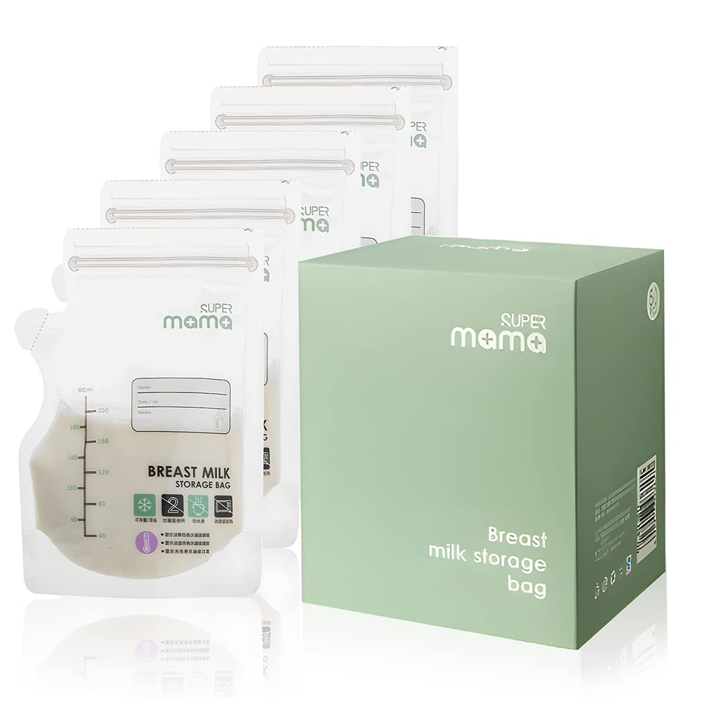 Buy SuperMama 50PCS Pack milk Storage Bags, milk Freezer Bags for