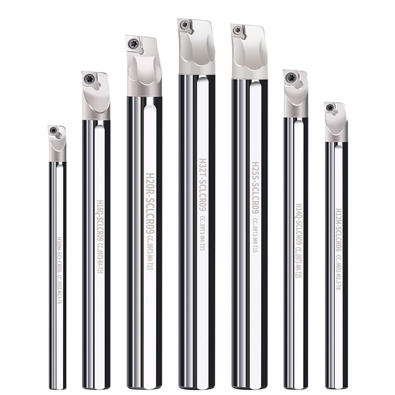 1pc SCLCR03 SCLCR04 SCLCR06 SCLCR09 High Speed Steel Turning Tool Holder CNC Center Lathe Turning Tool Holder Tool Holder(H40U-SCLCR09)