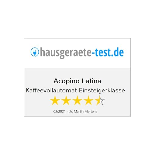 Acopino Latina RED Kaffeevollautomat Espressomaschine simply coffee, mit Direktwahltaste für Espresso und Kaffee, höhenverstellbarer Kaffeeauslauf, 1,8L Wassertank – Bild 8