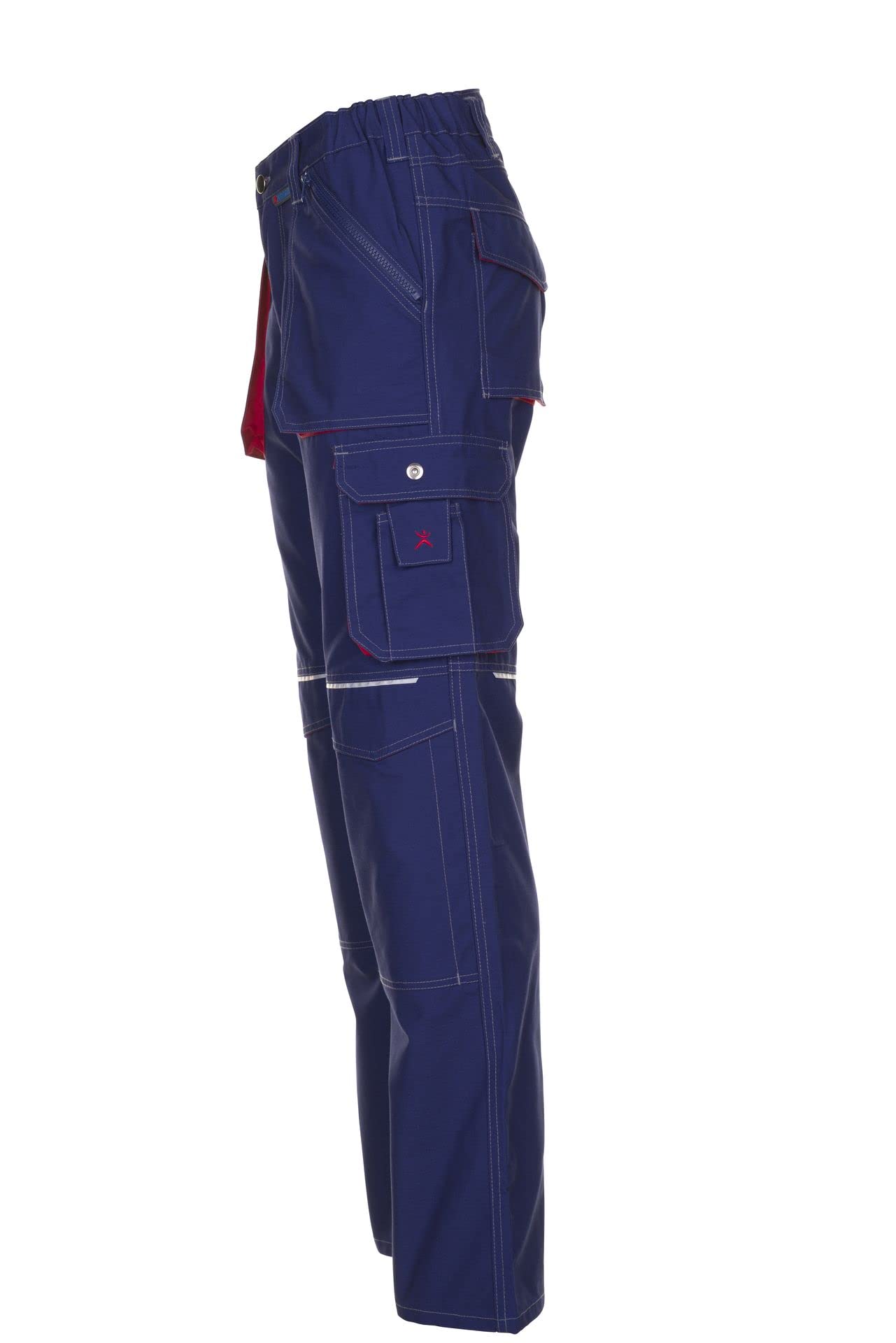 Planam Pantalones de Basalto Pantalón basalto, Talla 54, en Antracita, Rojo Hombre (Pack de 1)