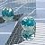 PP OPOUNT 9440 PCS Self Adhesive Mirror Mosaics Sheets, 5 x 5 mm Silver Mirrors Mosaic Square Glass for Craft,Home Decorations