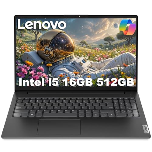 Lenovo Laptop Computer for Business and Student, 15.6' FHD, Intel i5-13420H ( i7-1355U), 16GB RAM, 512GB SSD, V Series Beat Ideapad, Webcam w/Shutter, RJ-45, Numeric Keypad, Black, Windows 11 Pro