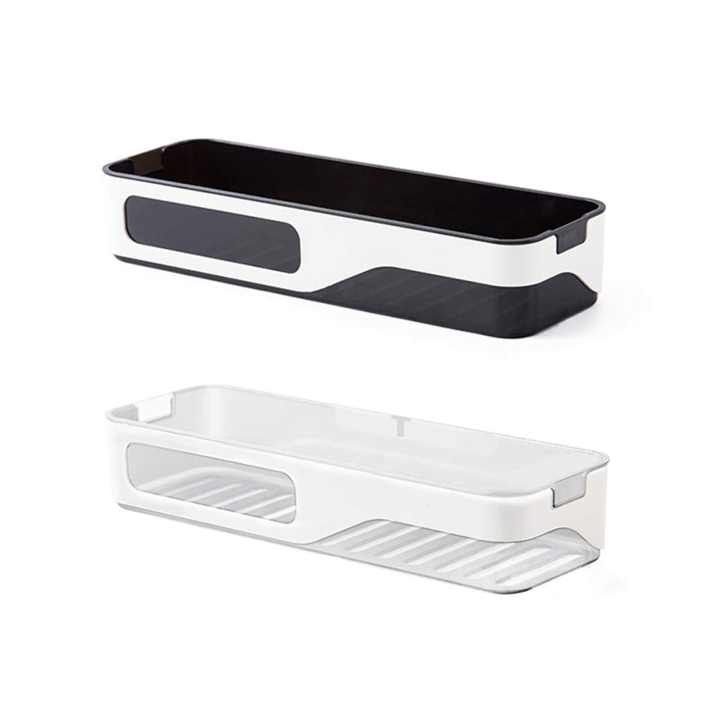 No Drilling Shower Shelf Caddy Bathroom Storage Shelf Wall Mounted Double Layer Shower Basket Hanging Storage Organizer D