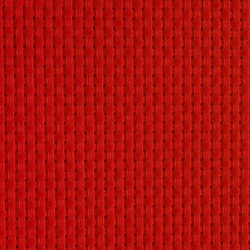 Image of KCS 59 inch x 1 Yard (93cmx149cm) 11 Count Cotton Aida Cloth Cross Stitch Fabric (Red)
