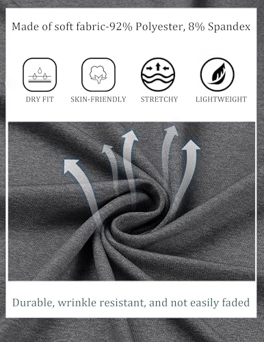 Image of COOFANDY Men's Polo Shirt Golf Quick Dry Performance Short Sleeve Moisture Wicking Athletic Polo Collared Tennis T-Shirt