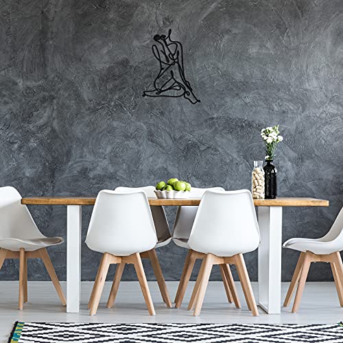 Leifide Metal Wall Art Metal Female Wall Decor Minimalist Female Body Wire Art Decor Abstract Metal Wall Art For Bedroom Bathroom Living Room Home Wall Decor thumb #6
